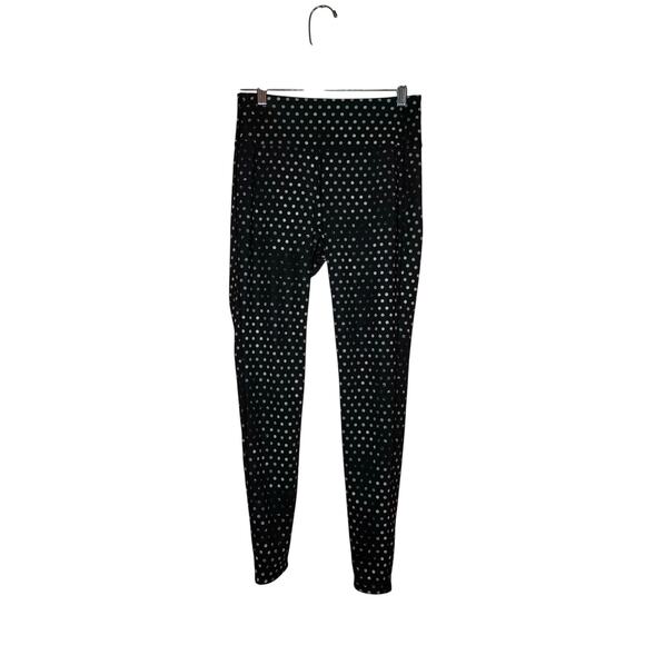 Athleta black with white polka dots activewear leggings size XS - Picture 1 of 5